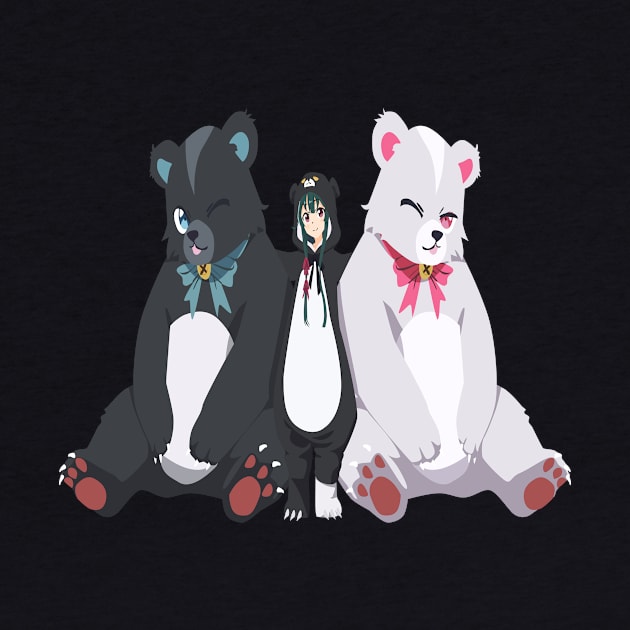 Kuma Kuma Kuma Bear - Yuna & Kumayuru & Kumakyuu by Dokey4Artist